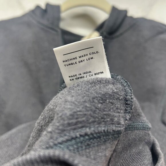 Organic Cotton Gray Zip-Up Hoodie By Pact XS - Picture 5 of 8